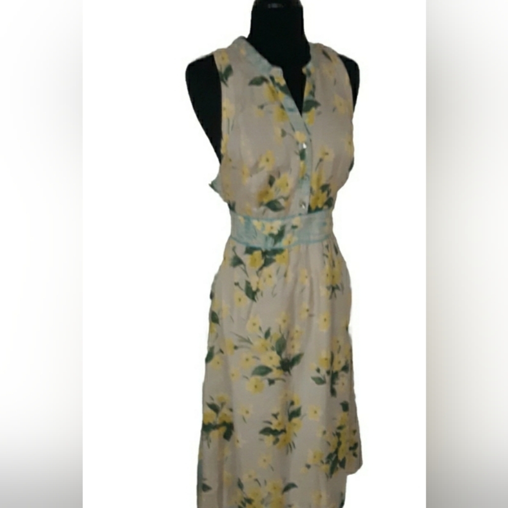 New Tags Anthropologie Maeve Buttercup Spring Dress 12 - Picture 2 of 5